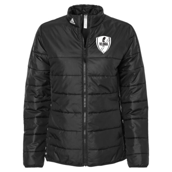 Adidas Women's Puffer Jacket - Embroidered Logo Thumbnail