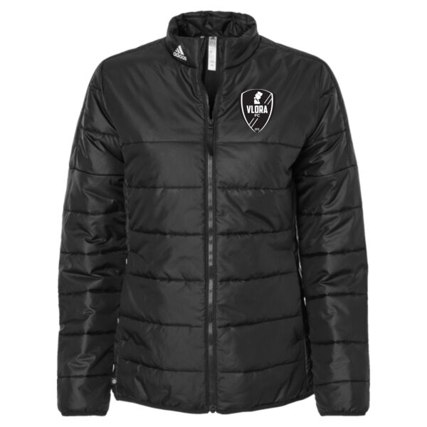 Adidas Women's Puffer Jacket - Embroidered Logo Thumbnail