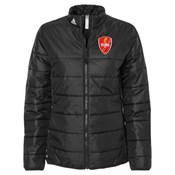 Adidas Women's Puffer Jacket - Embroidered Logo Thumbnail