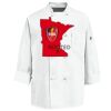 Eight Knot Button Chef Coat with Thermometer Pocket Thumbnail