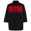 Ten Pearl Button Black Chef Coat Thumbnail