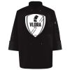 Ten Pearl Button Black Chef Coat Thumbnail