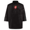 Black Knot Button Chef Coat Thumbnail